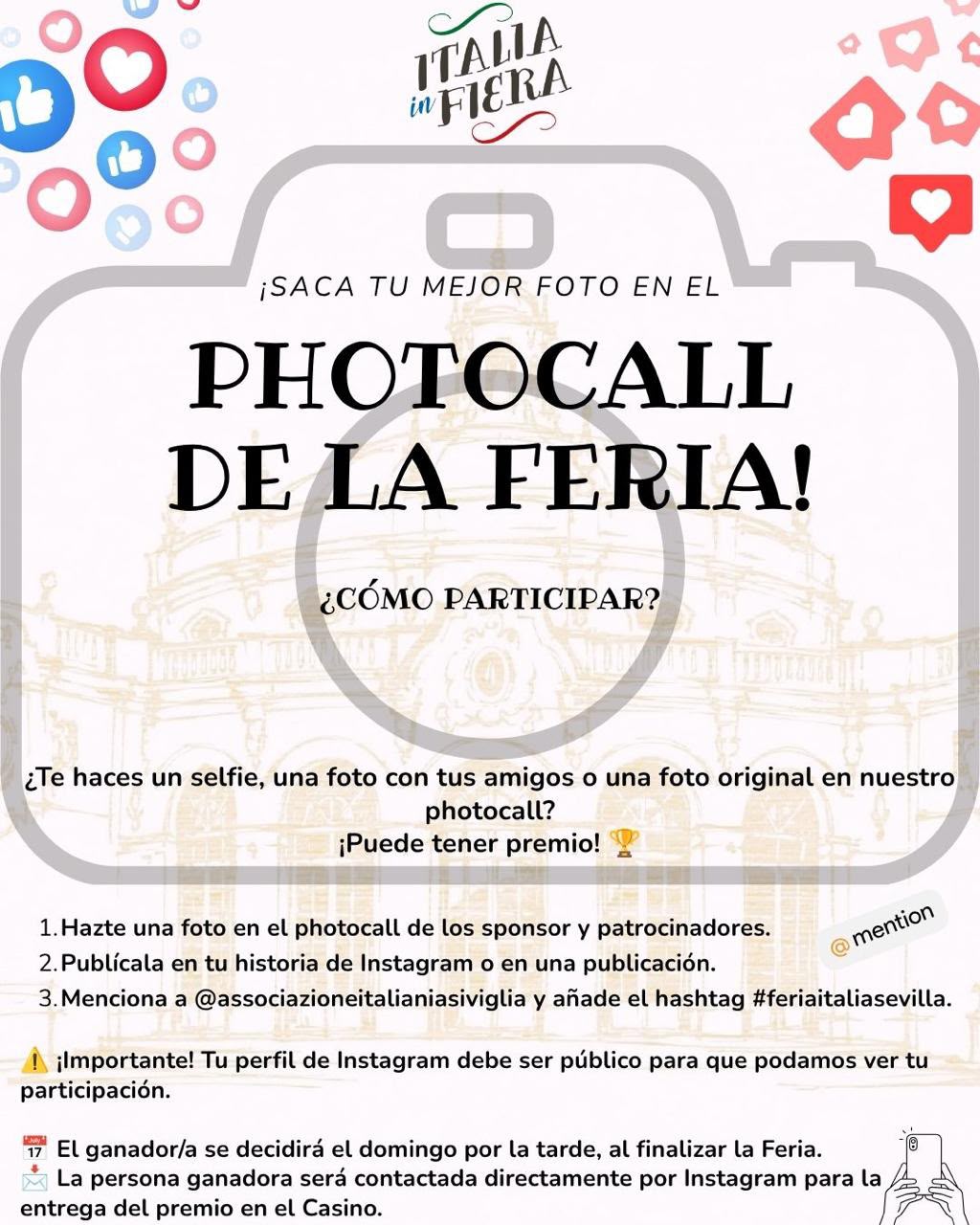 Photocall de la feria